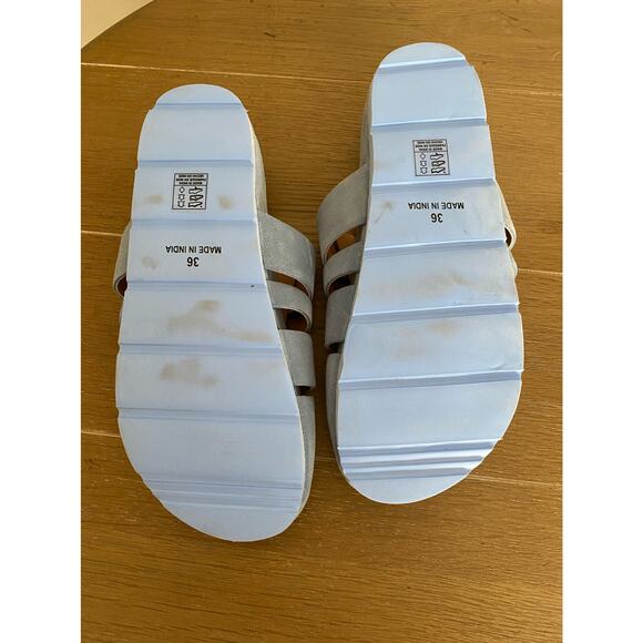 NEW Free people Sunday season mules 36 blue - Picture 6 of 6